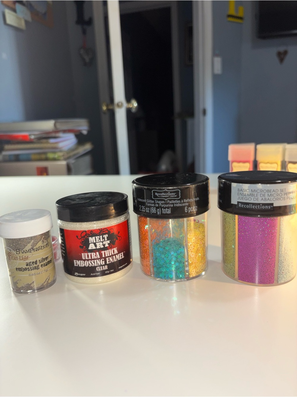 Rainbow Bead Set and Assorted Craft Supplies - Picture 5 of 6